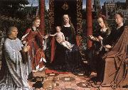 DAVID, Gerard The Mystic Marriage of St Catherine dg oil painting on canvas